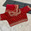 Thumbnail: Heavy Embroidery Work Red Color Saree