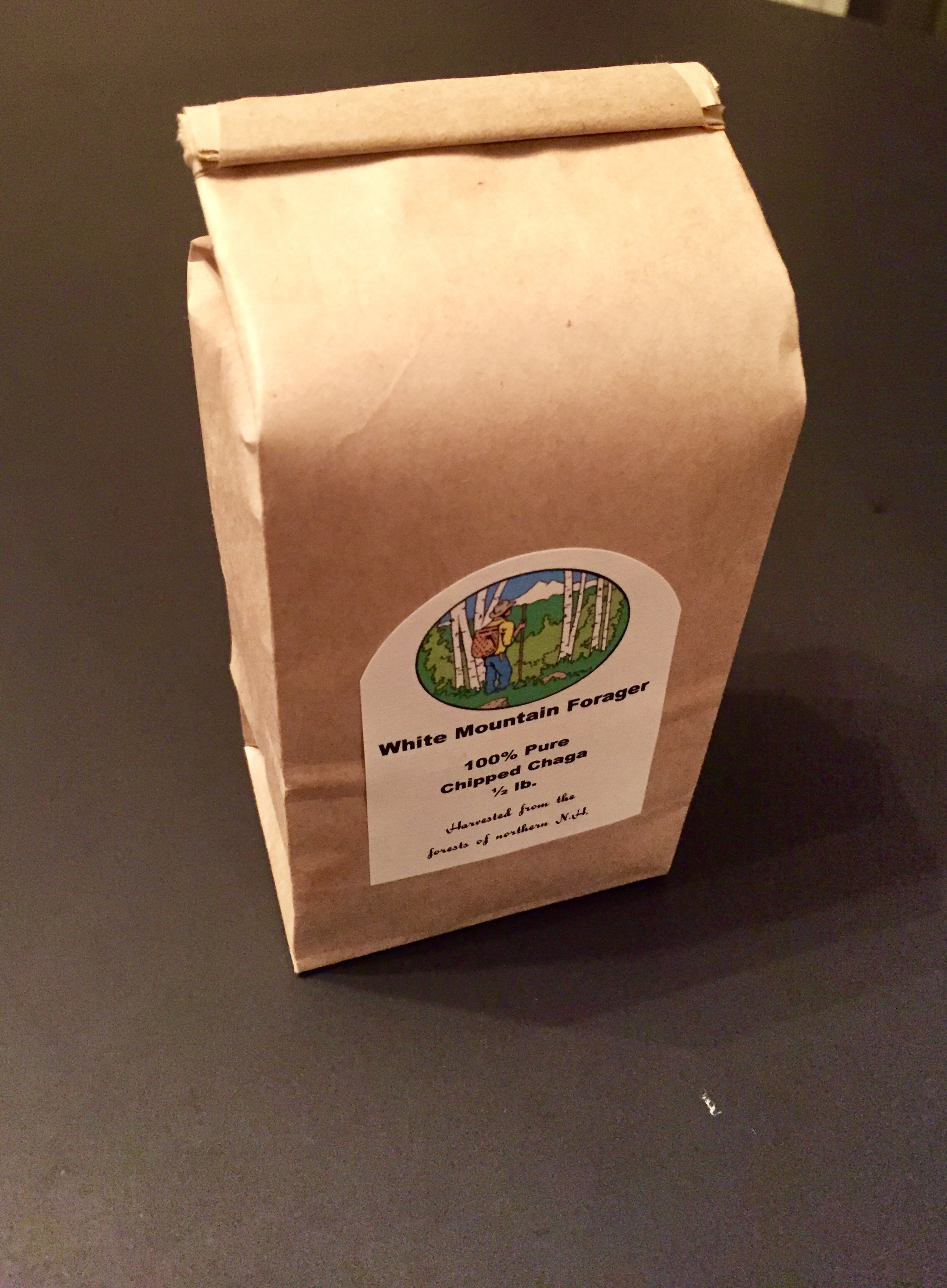 1/2 lb Chipped Chaga
