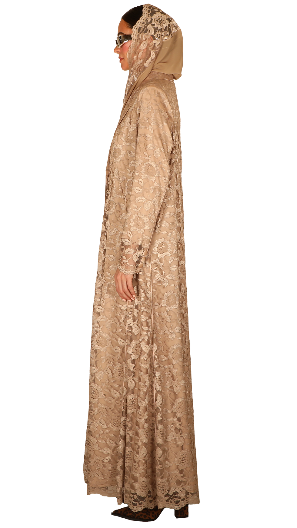 Thumbnail: LACE IVORY abaya