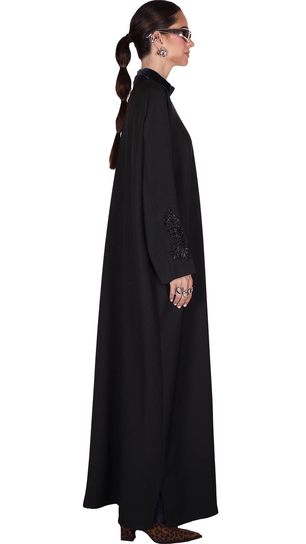 Thumbnail: STRATA CHARCOAL abaya
