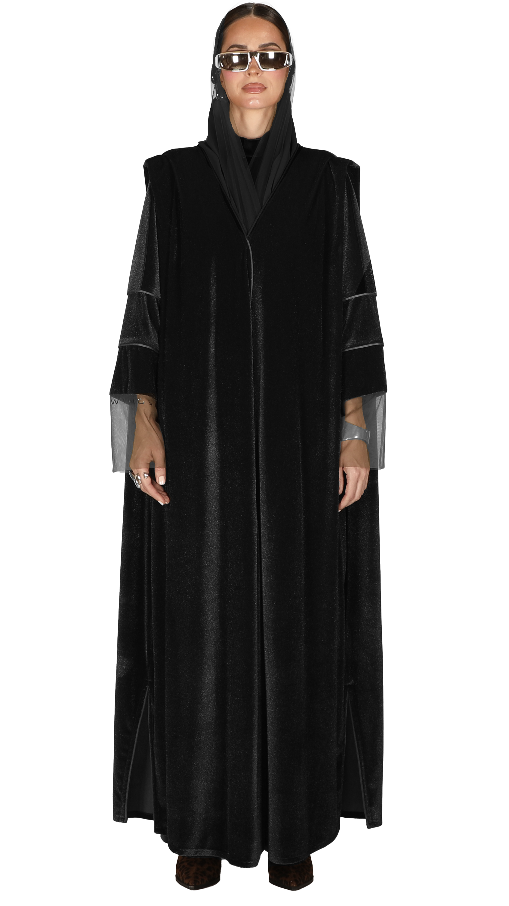 PHASE CHARCOAL abaya