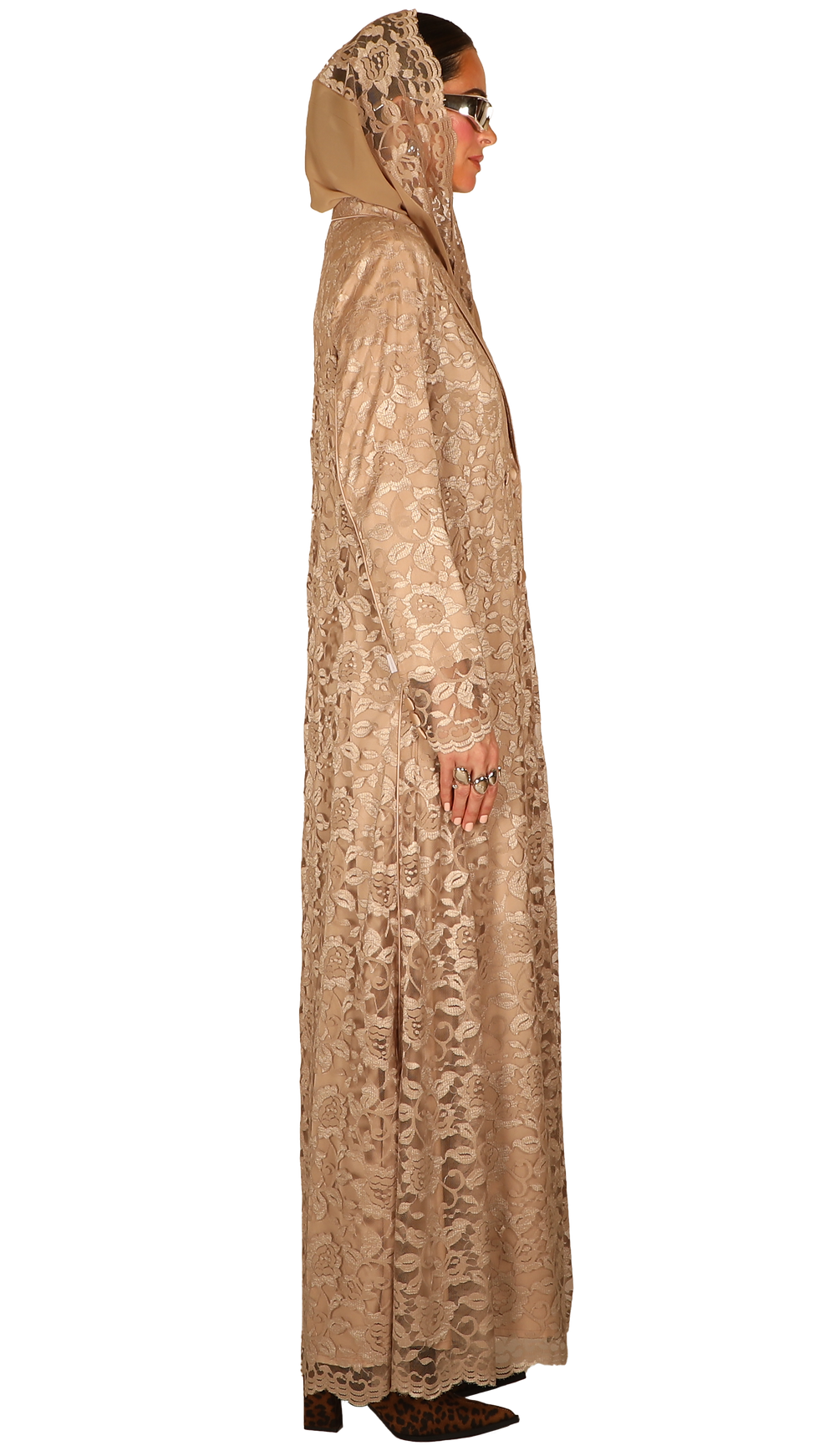 Thumbnail: LACE IVORY abaya