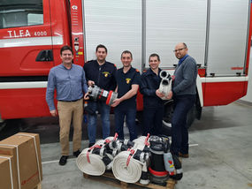 Neue Tauchpumpen und Schläuche für die Neuhofner Feuerwehren am 03.03.2022
