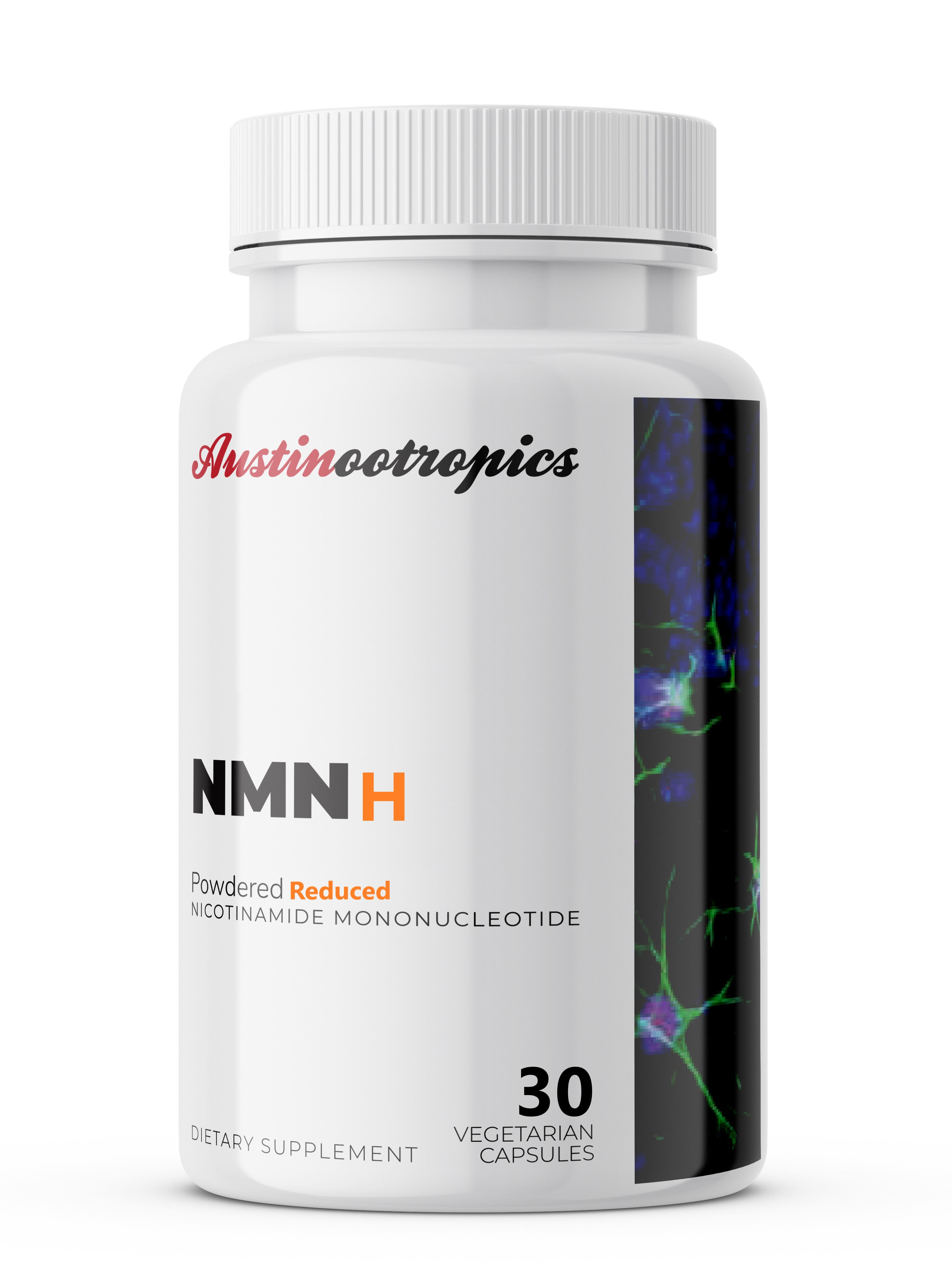 NMNH Reduced Nicotinamide Mononucleotide Pure Potency 500mg/Serve, 30 capsules