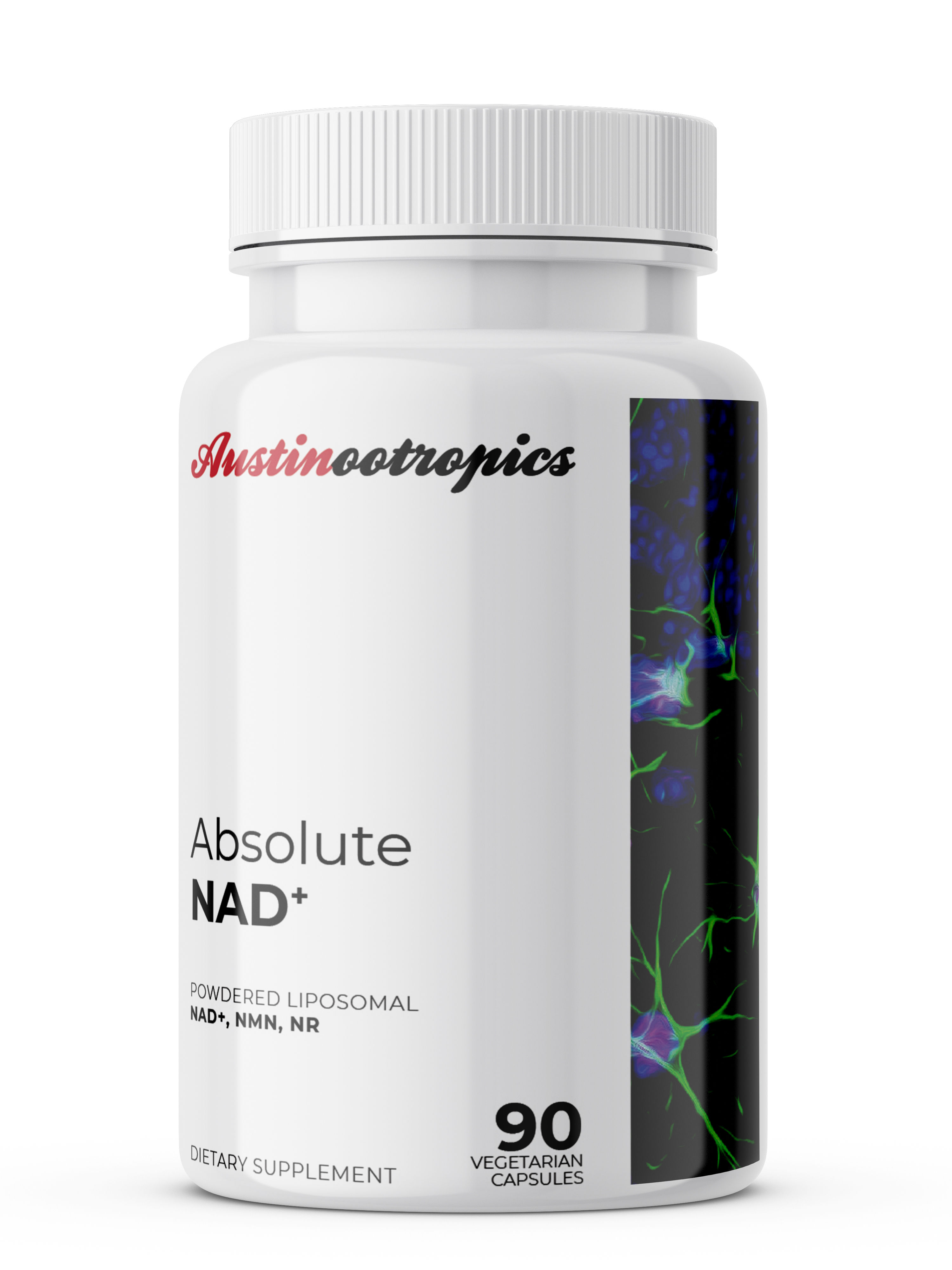 Liposomal Absolute NAD, NR Pure Potency 500mg/Serve, 90 capsules