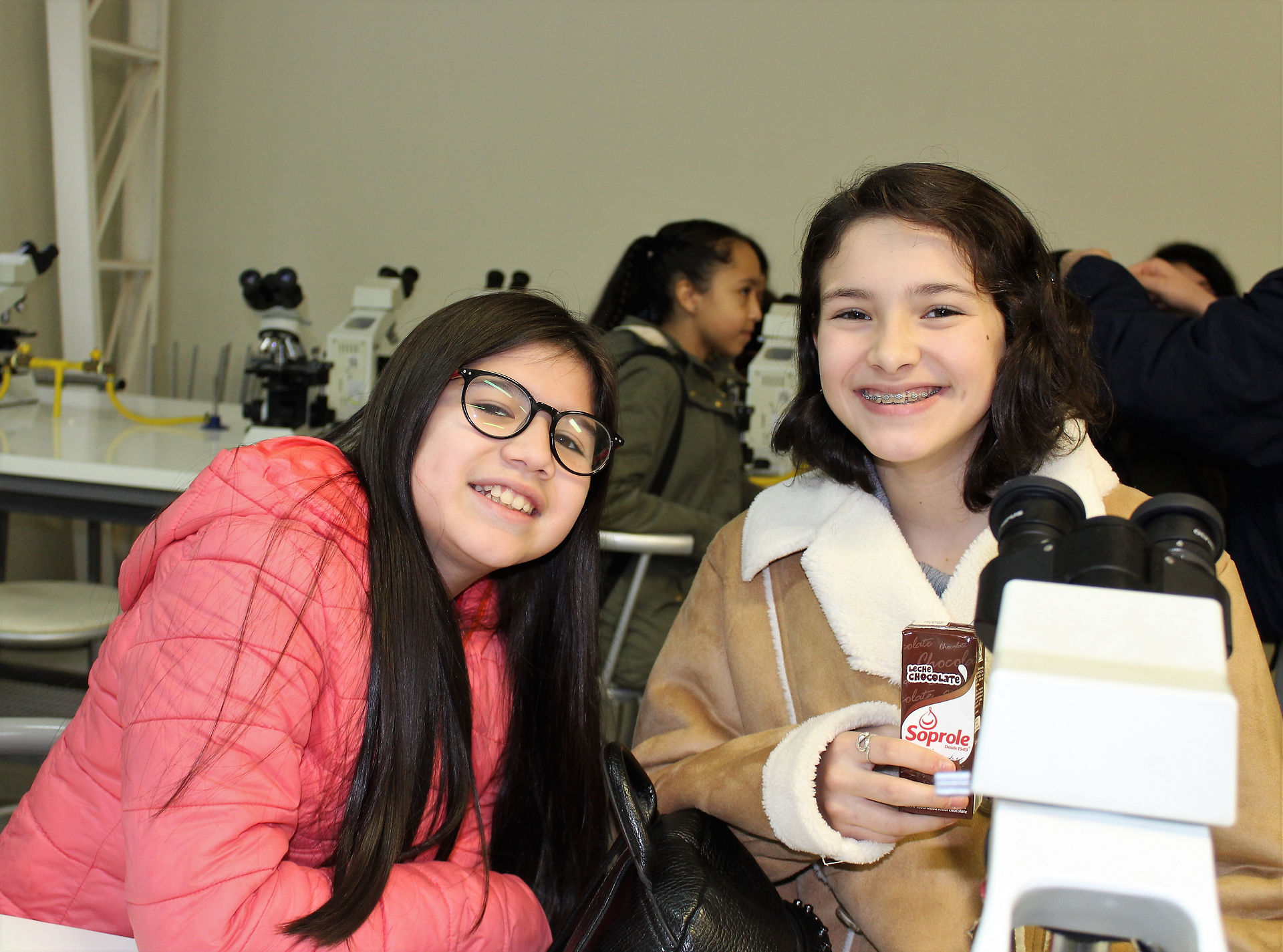 Niñas participantes del taller