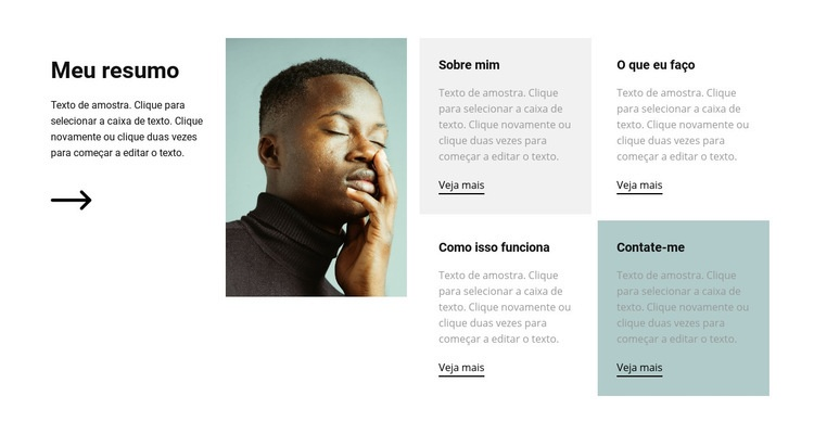 foto de um modelo de currículo atualizado