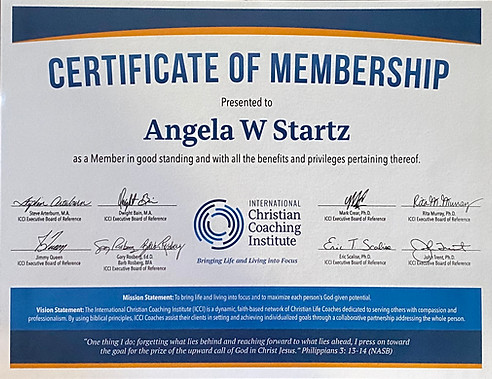 International Christian Coaching Institute Membership
