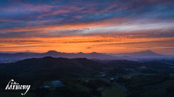 紫波町赤沢夕景