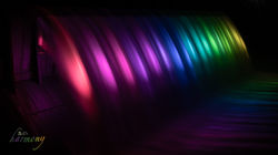 西和賀錦秋湖の照明