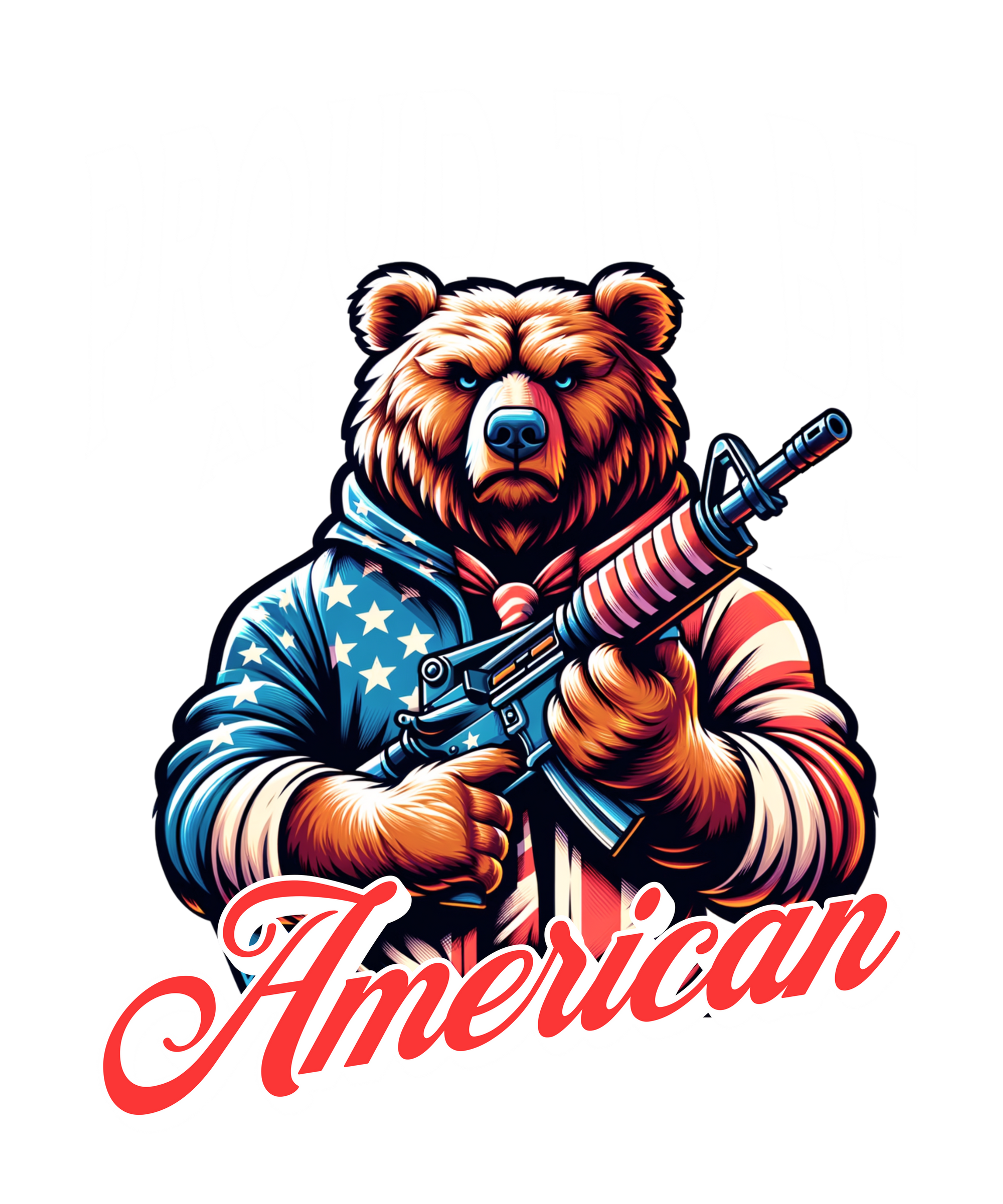 Proud to be an American - Bear Soldier