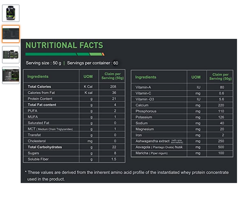 Thumbnail: NHC Amass Premium Mass Gainer