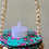Thumbnail: Sea Green Pichwai Mini Lantern