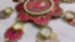 Orange Pink Cow Pichwai Exclusive Rangoli Set ( Set of 9)