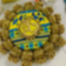 Ganesha Pichwai Yellow Mini Coaster (5 inch)