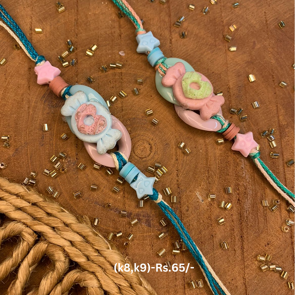 Kids Pair of 2 Rakhis (K8/K9)