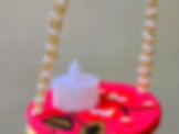Pink Cow Pichwai Mini Lantern