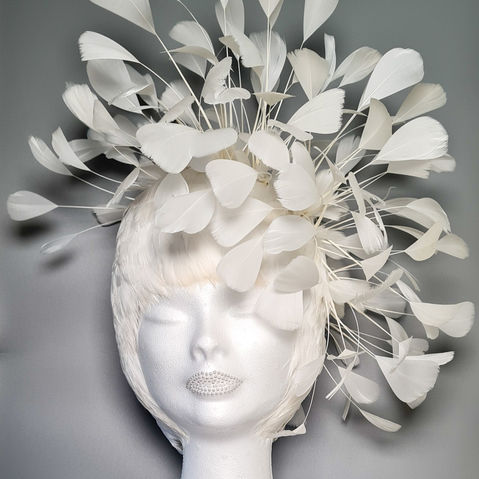 Feather Accessories, Feather Hat, Joy By Oriana Curti, headpiece