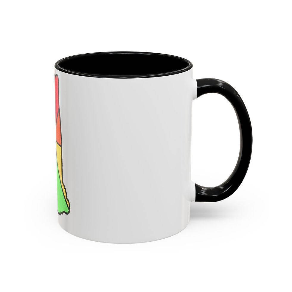 Thumbnail: New Hampshire Rainbow Mug – Vibrant Colors, Granite State Pride