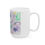 Thumbnail: Purple Rain but Roses Watercolor Flowers Ceramic Mug, (11oz, 15oz)