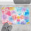 Thumbnail: Watercolor Art Bath Mat | Elegant and Functional Design - Chaotic Beauty Print