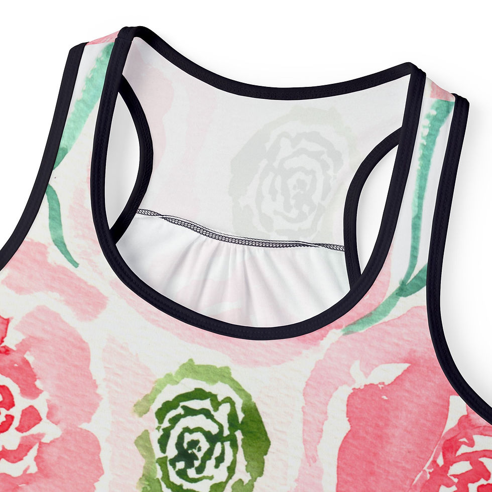 Thumbnail: Merry Roses Floral Print Tank Top 