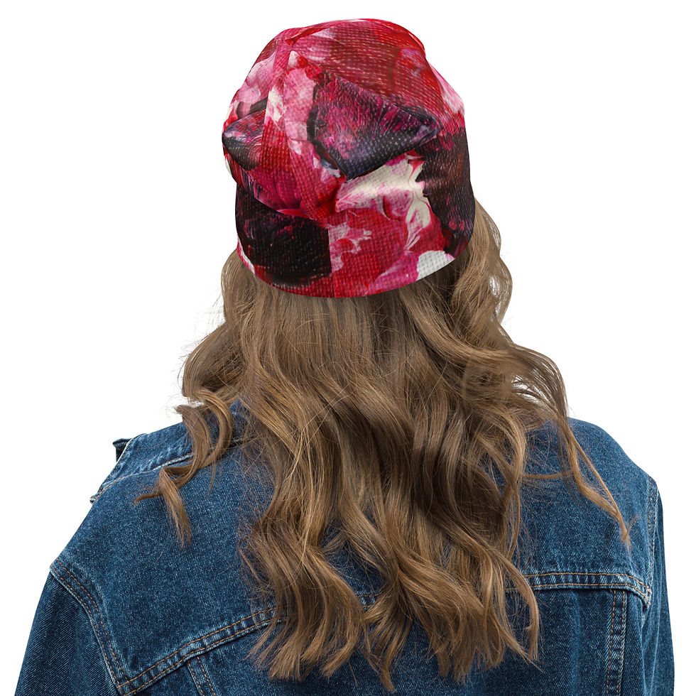 Thumbnail: Red Red Wine All-Over Print Beanie