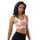 Thumbnail: Merry Roses All-Over Print Recycled Longline Sports Bra