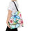 Thumbnail: Blooming Fantasia - All-Over Floral Print Tote Bag