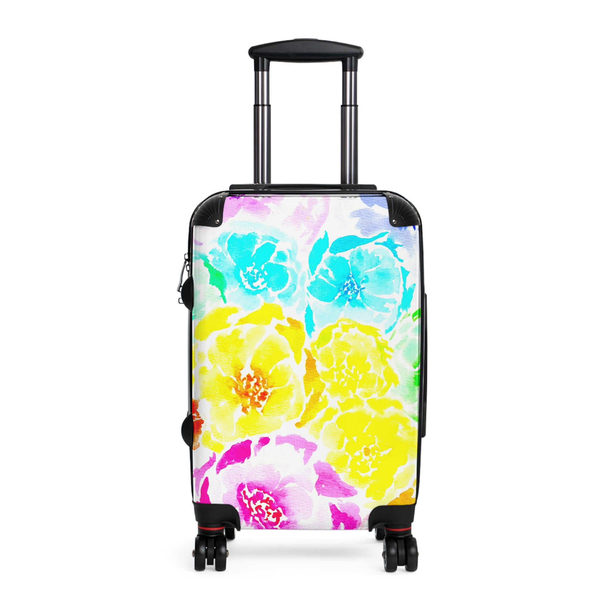 Rosy Rainbow of Hope Suitcase – Travel in Style with Bold, Artistic Flair