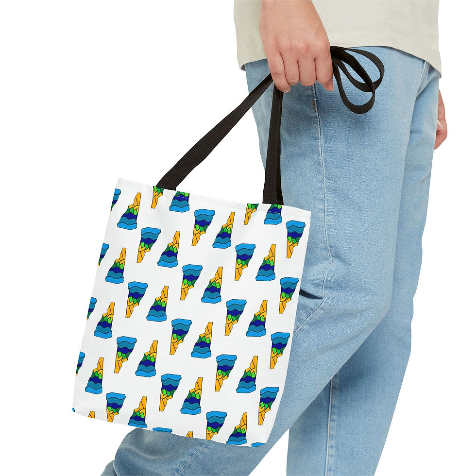 Thumbnail: New Hampshire Adventure Print Tote Bag