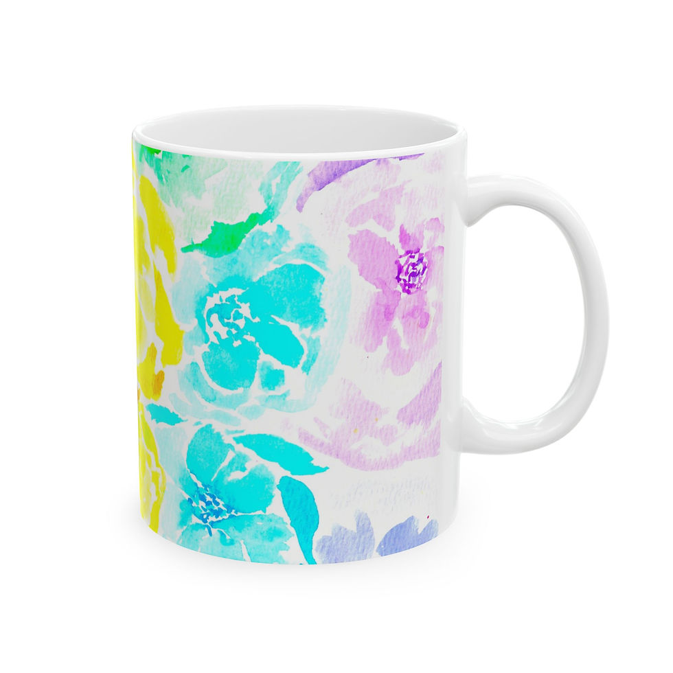 Thumbnail: Rosy Rainbow of Hope Ceramic Mug, (11oz, 15oz)