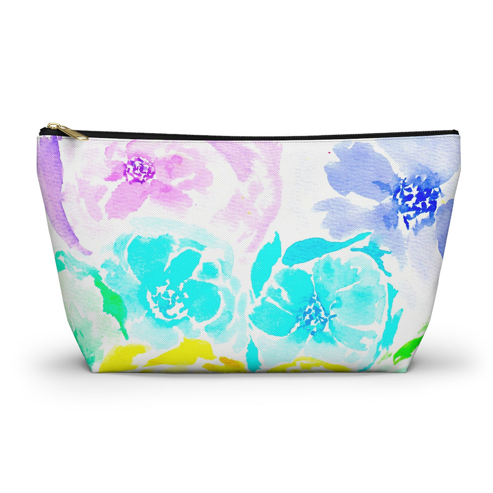 Rosy Rainbow of Hope Accessory Pouch – Colorful and Versatile Storage