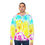 Thumbnail: Rosy Rainbow of Hope Print - Unisex Pullover Hoodie