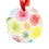 Thumbnail: Elegant Acrylic Ornament with Watercolor Floral Design