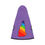 Thumbnail: New Hampshire Rainbow Pet Hoodie - Light Purple