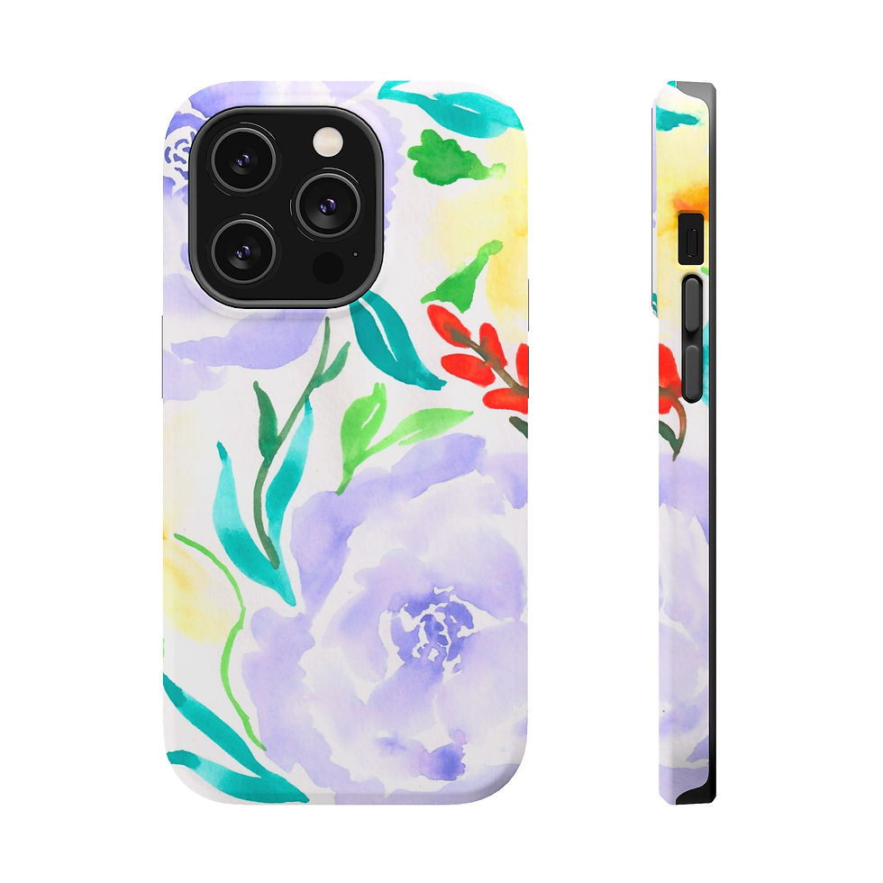 Thumbnail: Magnetic Tough Cases – Feeling Blue Watercolor Floral