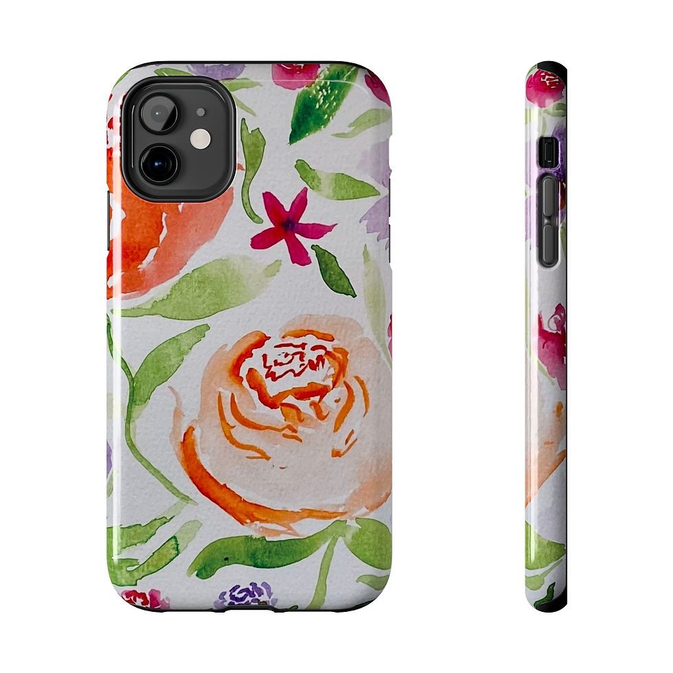 Thumbnail: Tough Phone Cases – Whimsical Watercolor Floral