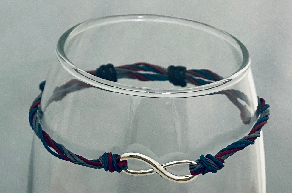 Thumbnail: KIInfinity/: Handmade Adjustable Brazilian Cord Bracelets – Customizable w/Charm