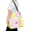 Thumbnail: Rosy Lemonade - All-Over Floral Print Tote Bag
