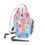 Thumbnail: Diaper Backpack - Vibrant Watercolor Floral Print - Chaotic Beauty