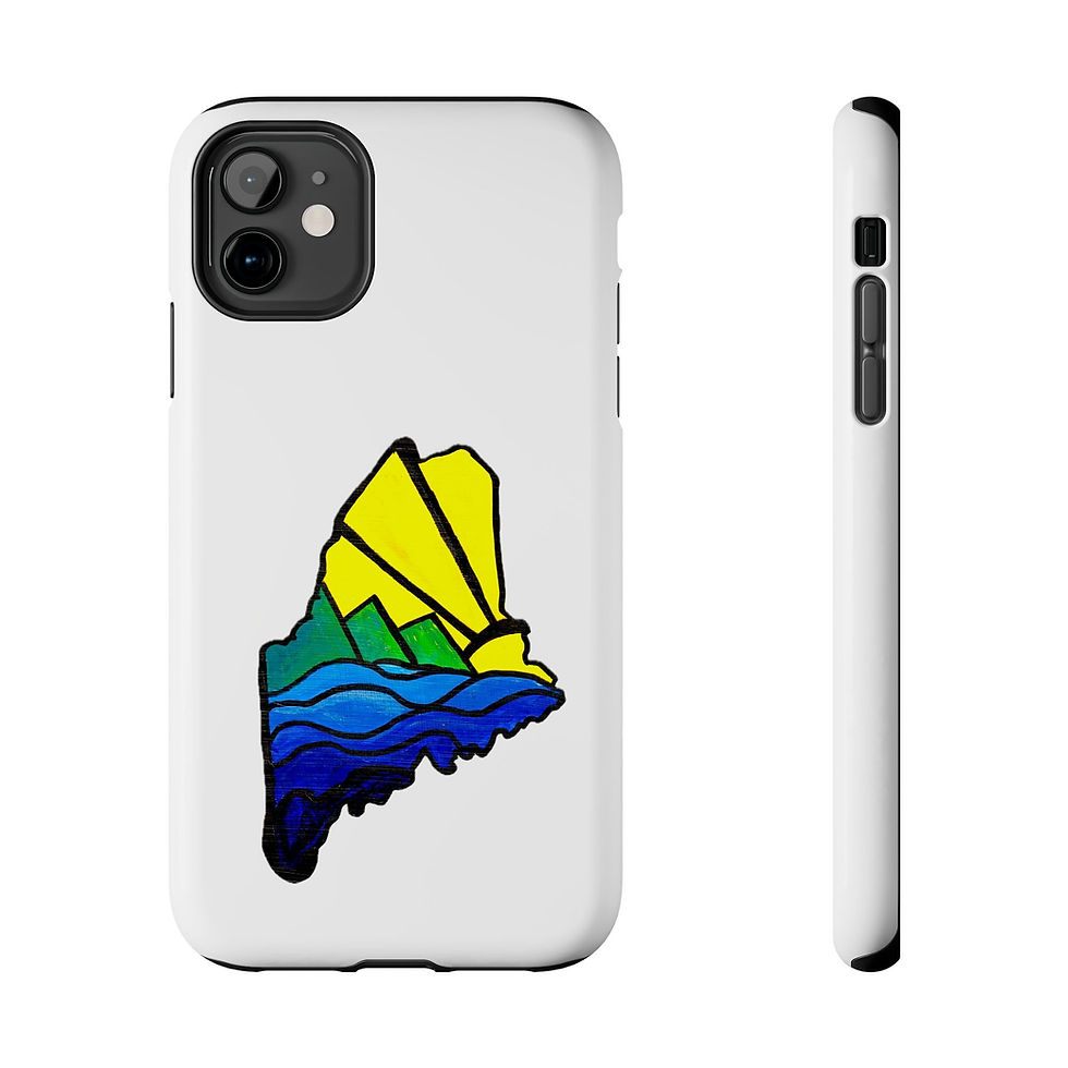 Thumbnail: Maine Adventure Print - Tough Phone Cases