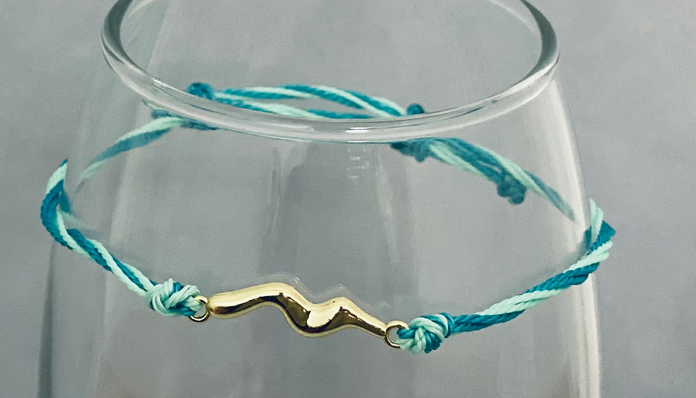 Thumbnail: KIWavy: Handmade Adjustable Brazilian Cord Bracelets – Customizable w/Charm