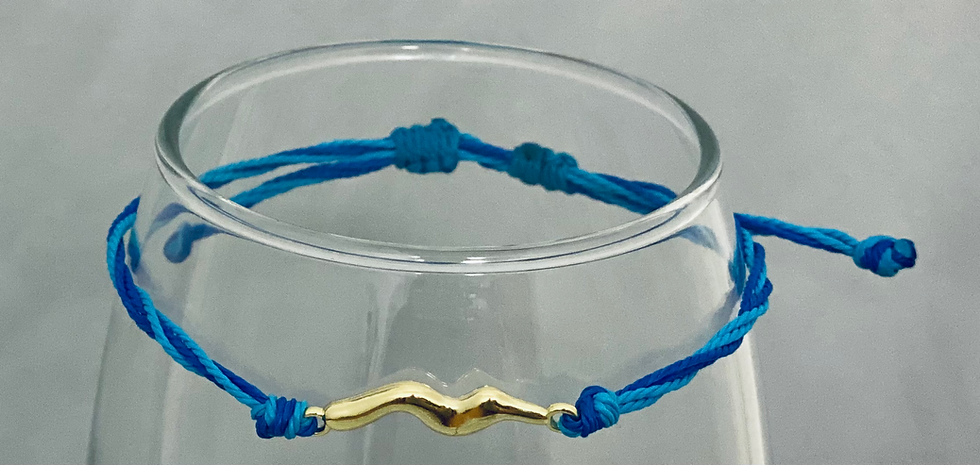 Thumbnail: KIWavy: Handmade Adjustable Brazilian Cord Bracelets – Customizable w/Charm
