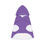 Thumbnail: New Hampshire Rainbow Pet Hoodie - Light Purple