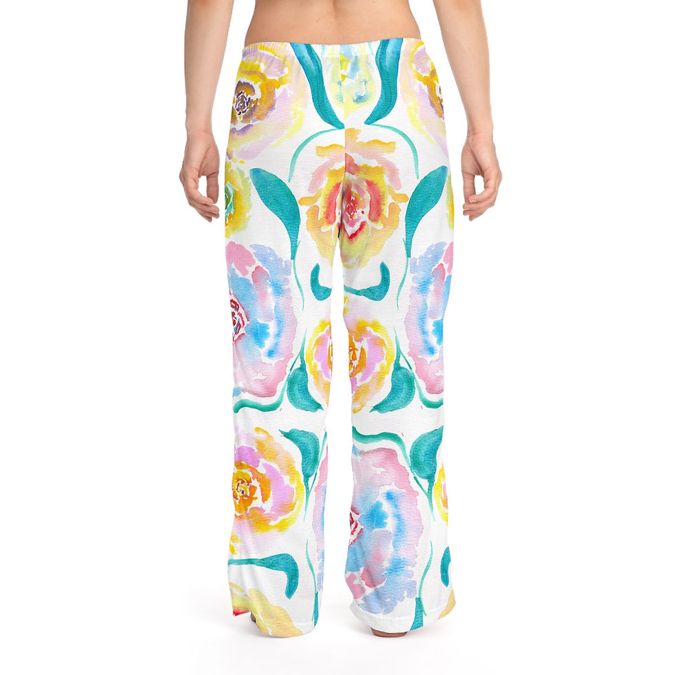 Thumbnail: Tied Up Roses - Women's Pajama Pants  - Cozy Comfort