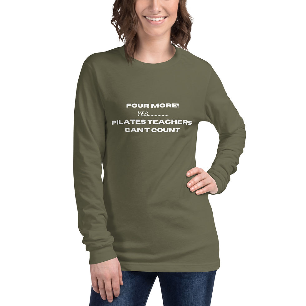Miniatura: Camiseta de manga larga unisex: Los profesores no saben contar