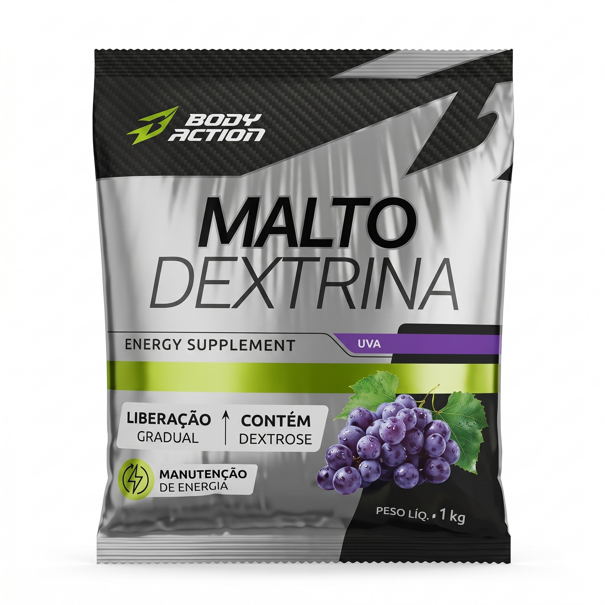 Maltodextrina Uva 1Kg - Bodyaction