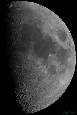 Lune à 60,3% de Luminosité
