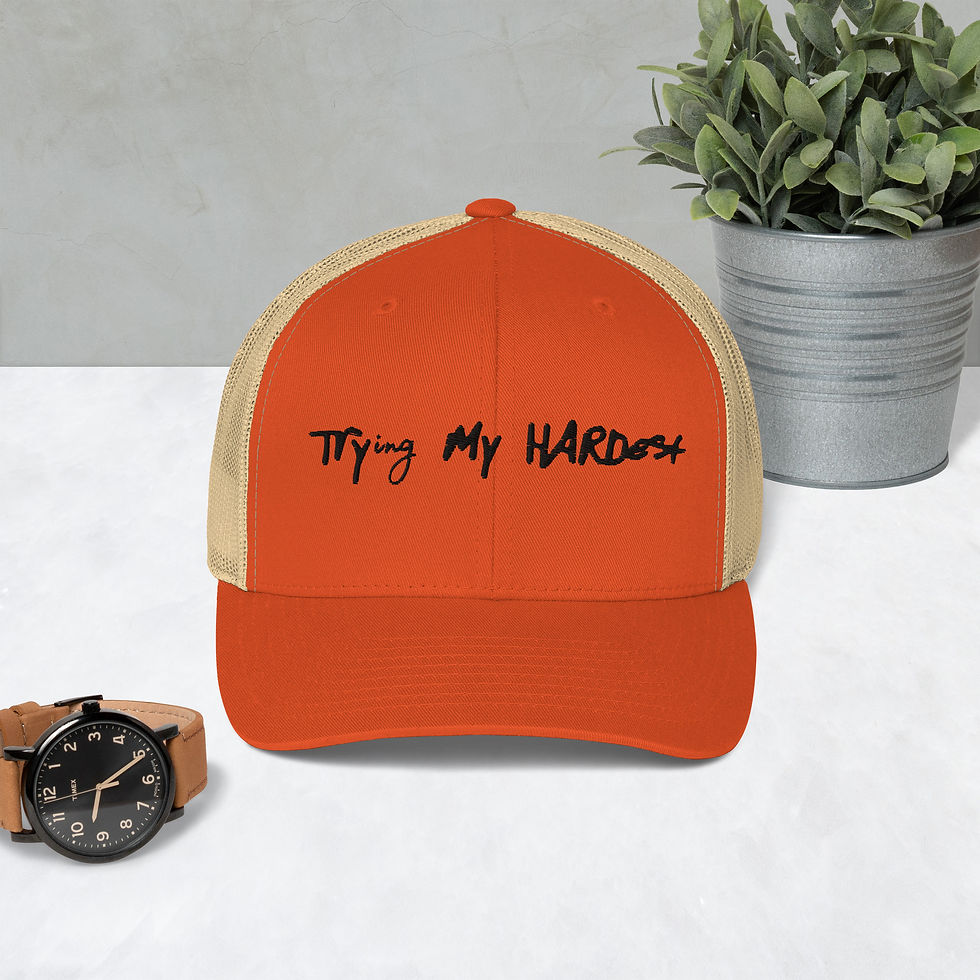 Thumbnail: Trying My Hardest Trucker Cap